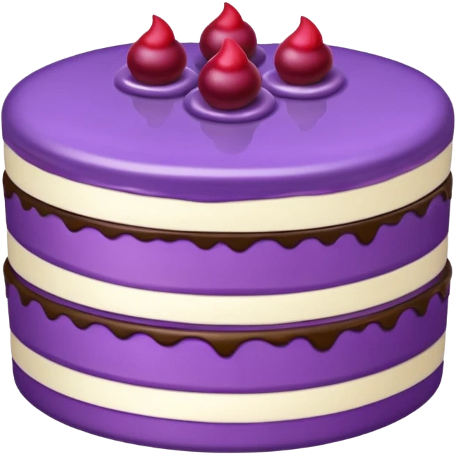 purple dessert emoji