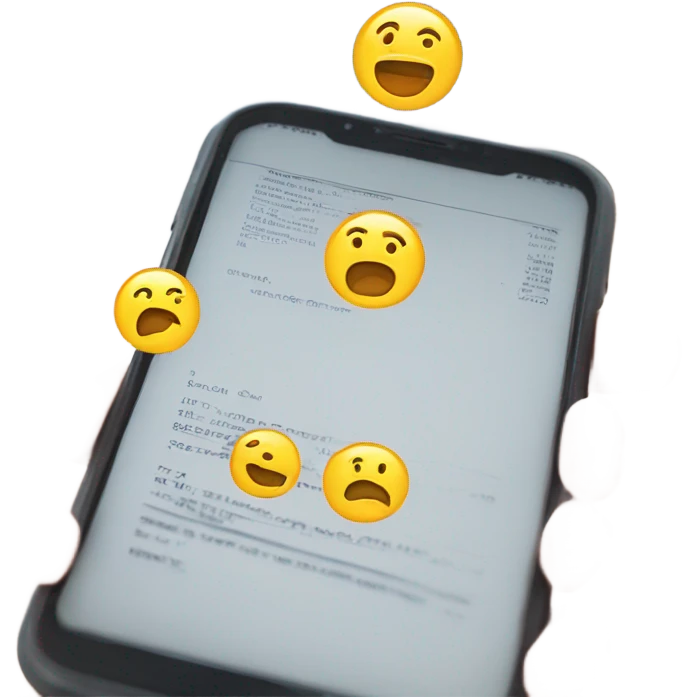 documents inside of a phone emoji