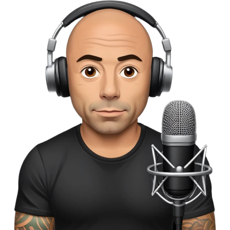 generate realistic detailed joe rogan podcast emoji