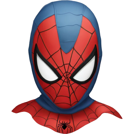 Spiderman mask emoji
