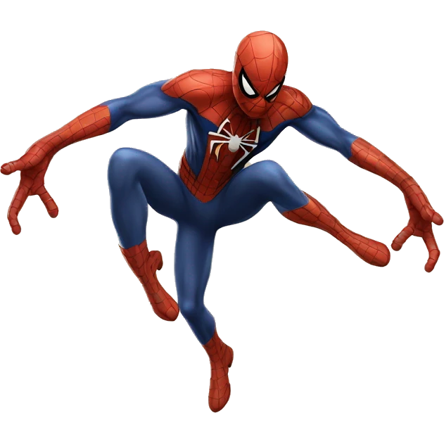 Spider-Man qui fait du cheval emoji