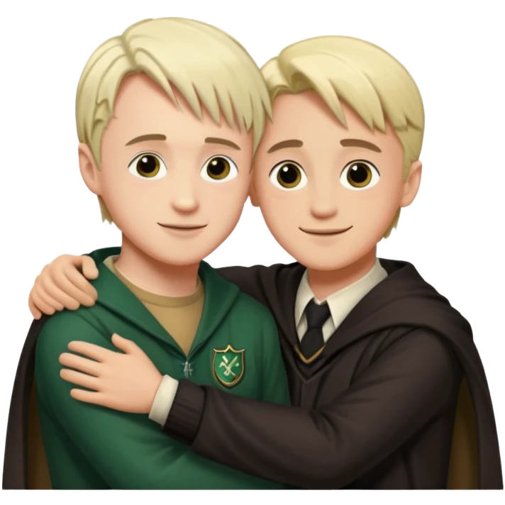 Draco Malfoy and Harry Potter as lovers emoji