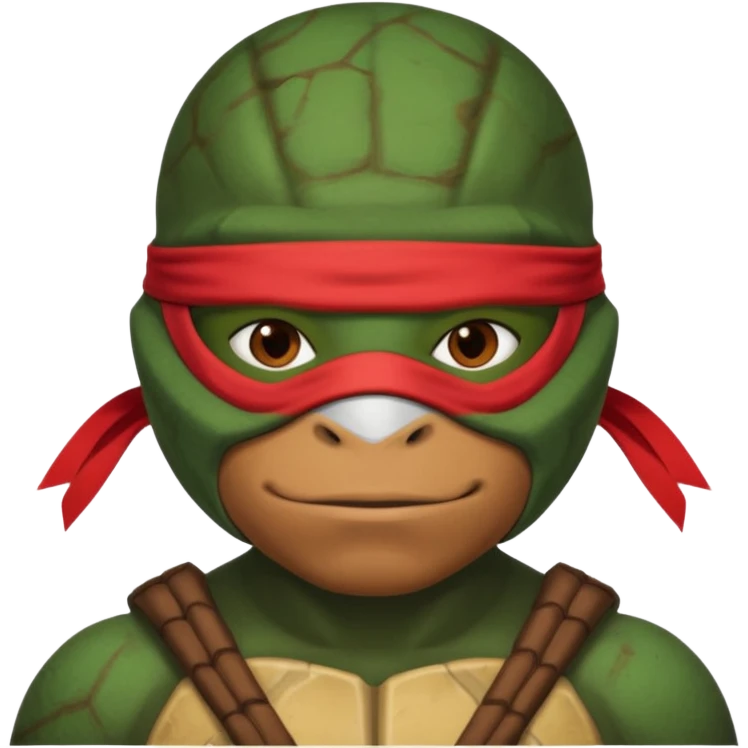 Mbappe with Ninja Turtles mask emoji