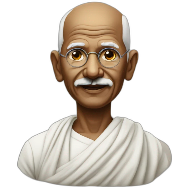 Mahathma Ghandi emoji