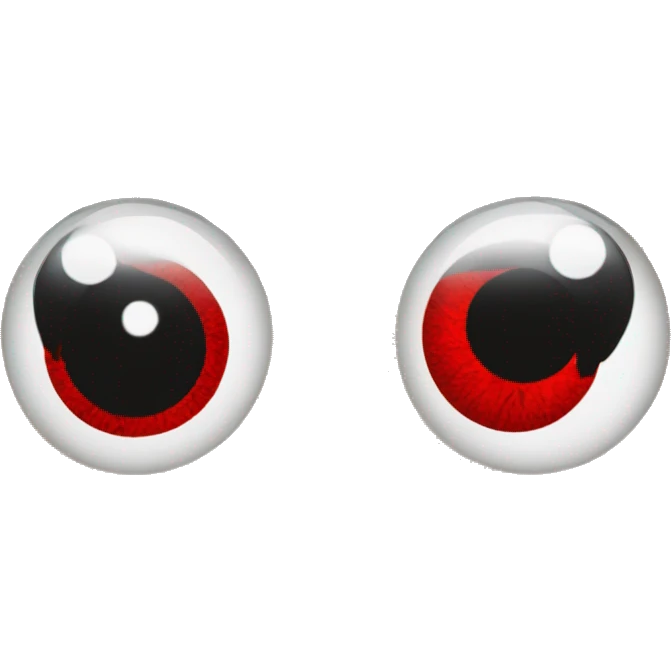 Two Eyes with sharingan emoji