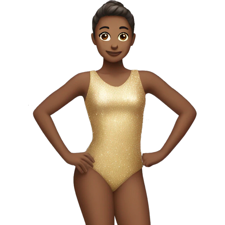 Sparkly leotard  emoji