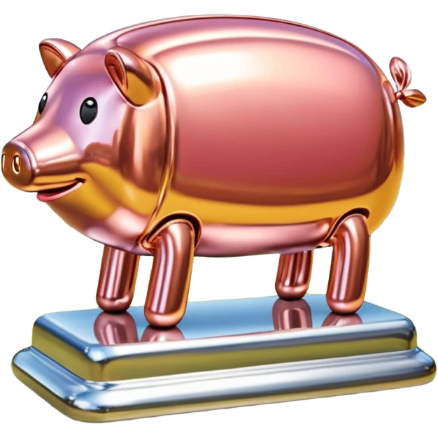  SPAM meat jeff koons style sculpture art french landscape  emoji