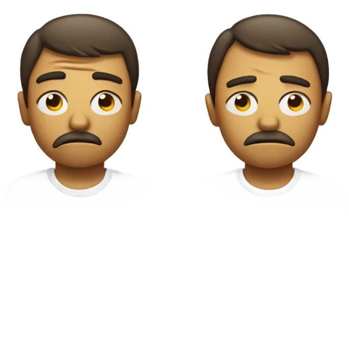 😞😢 emoji