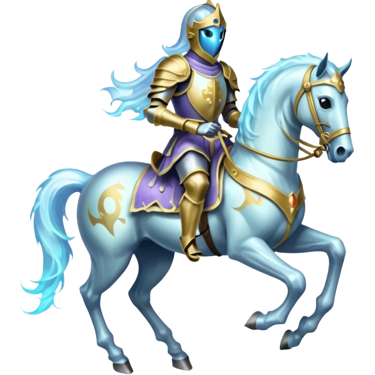 Spectral knight – Transparent, ghostly horse







 emoji