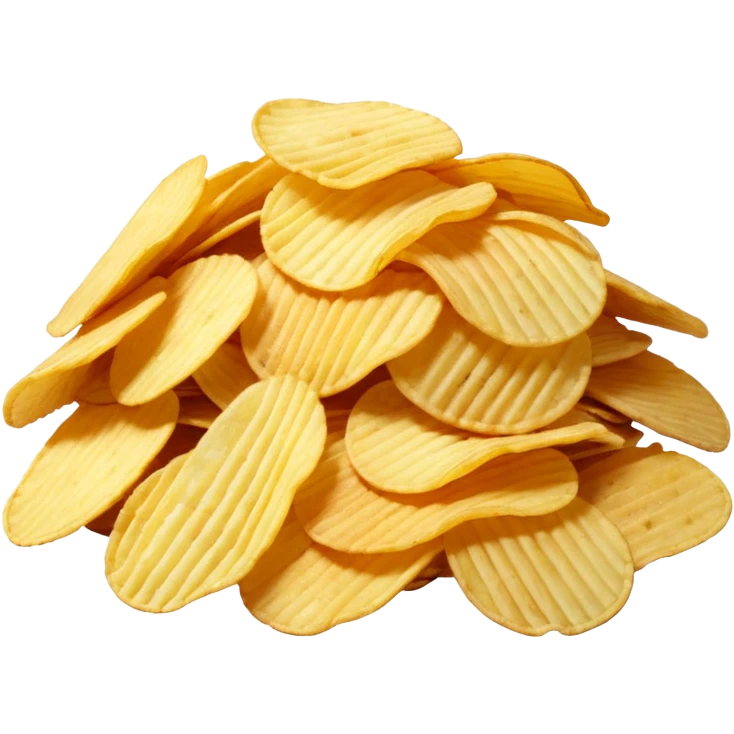 turquise colored potato chips emoji