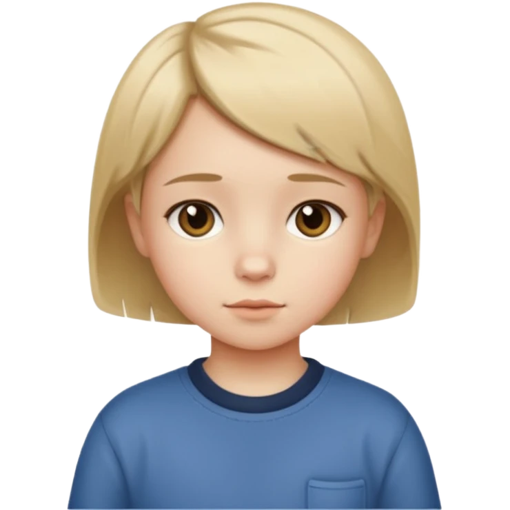 Une petite fille qui a un style de garçon manqué  emoji