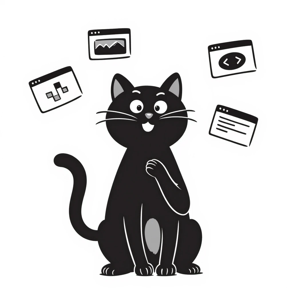 a cheerful cat with paws together in gratitude, screenshots floating around, and the text 'these screenshots are worth more than gold these days' included, white background emoji