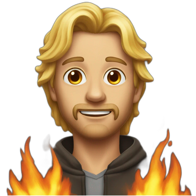 die kastanien aus dem Feuer holen emoji