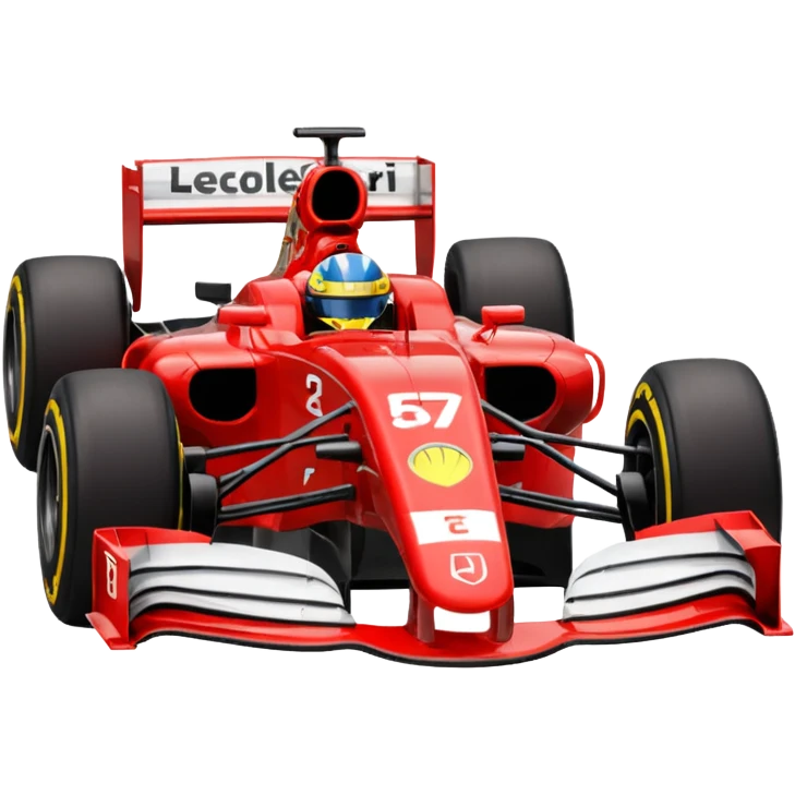 Leclerc formula 1 car emoji