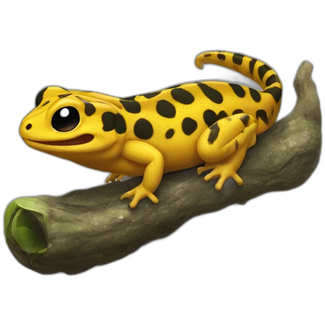 Salamandra haciendo burla emoji