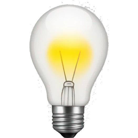 bulb emoji