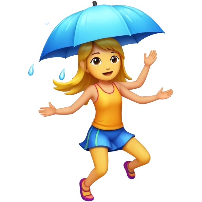 Rain dance emoji