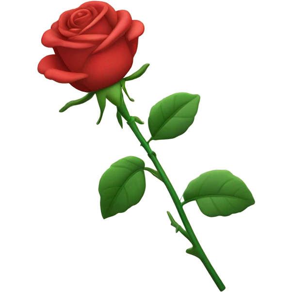 rose simple sticker emoji