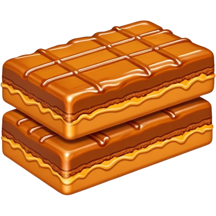 Salted caramel butterfinger bar emoji
