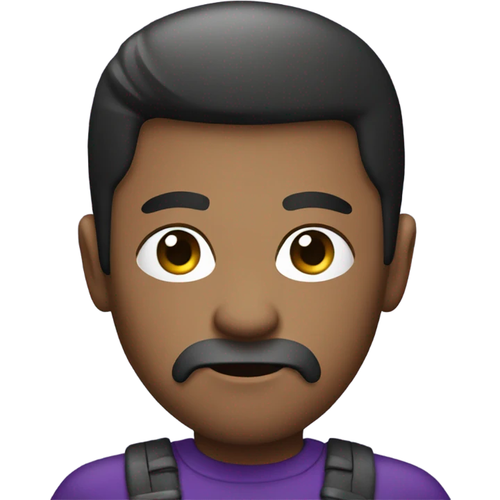 a robber in a purple shirt  emoji