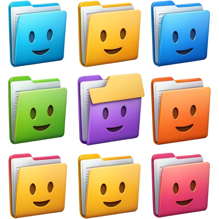 mac os mixed documents skeuomorphic emoji