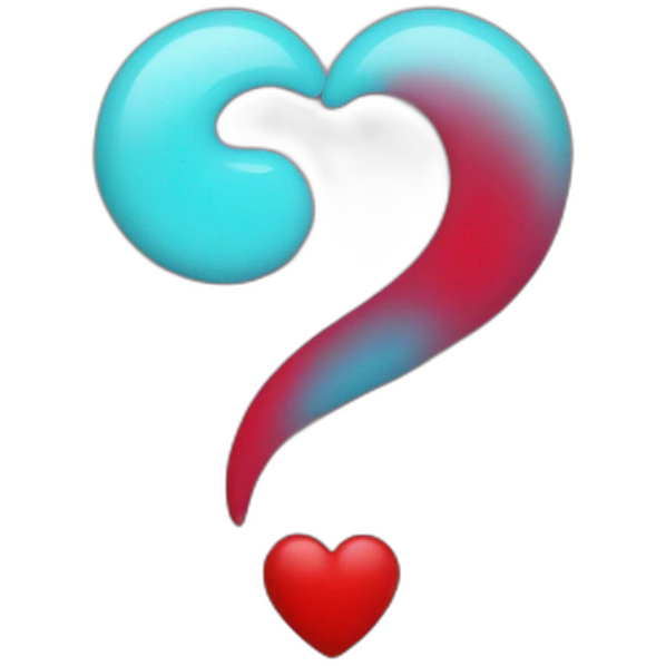Semicolon heart emoji