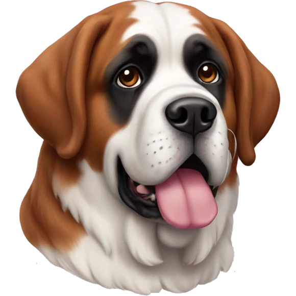 Pink Saint Bernard emoji