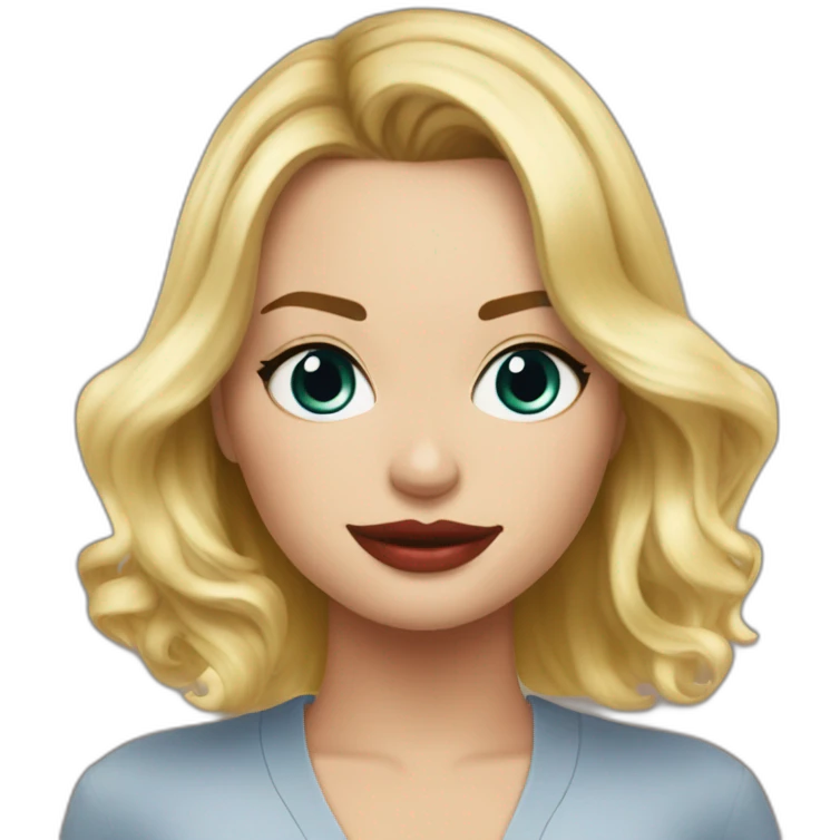 Margot robbie in cappie emoji