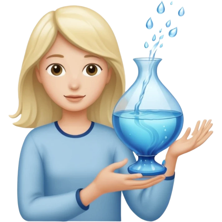 The Water Bearer (♒︎) emoji