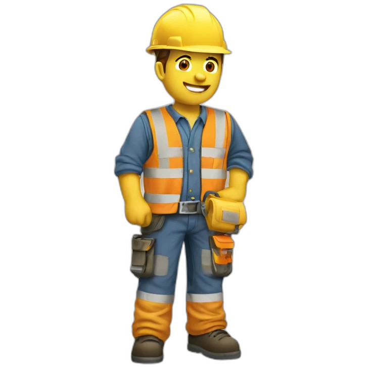 construction working emoji
