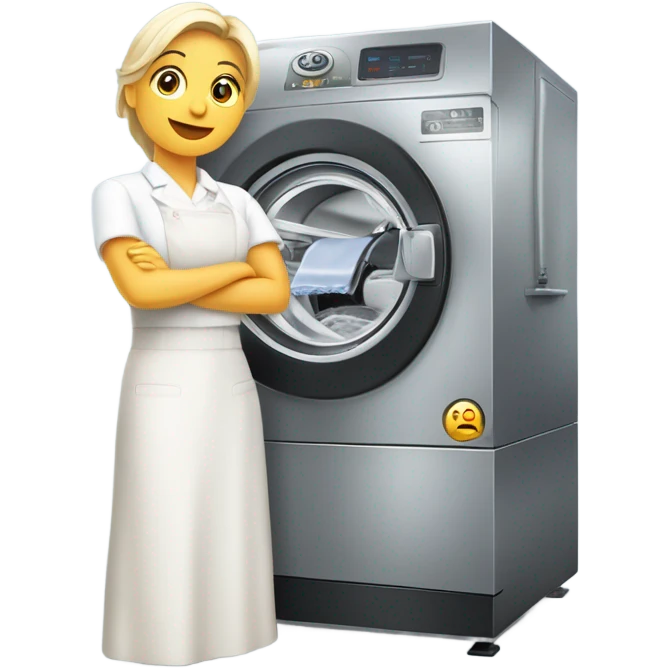 Tänzer und Waschmaschine  emoji