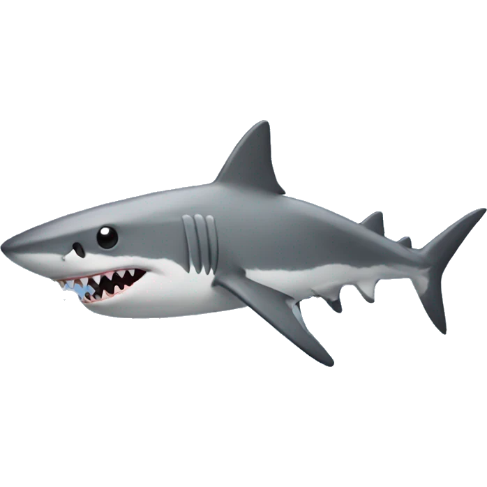 Shark fly emoji