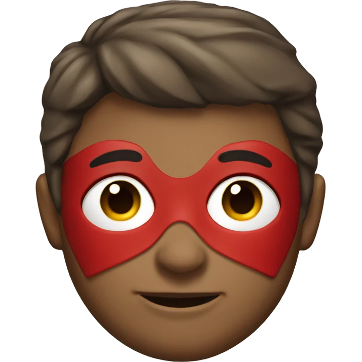 RED SUPERHERO CAPE emoji