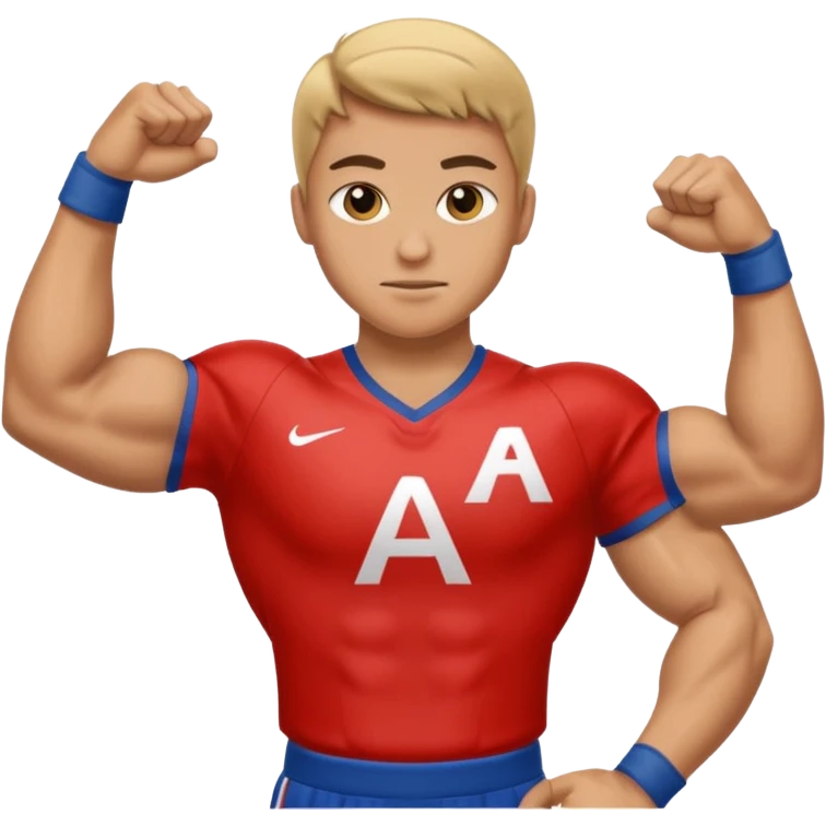 Soccer ban al jersey flexing emoji