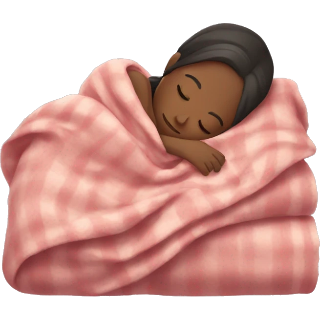 girl sleeping with a blanket  emoji