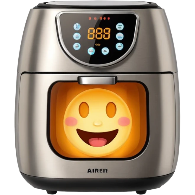 Air fryer Laughing historically emoji