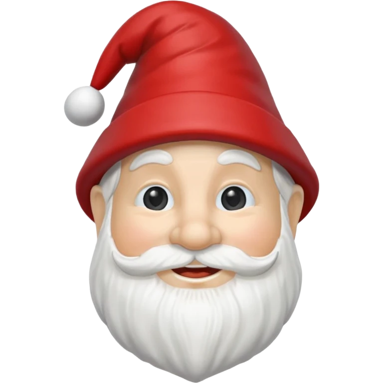 classic garden gnome with red hat emoji