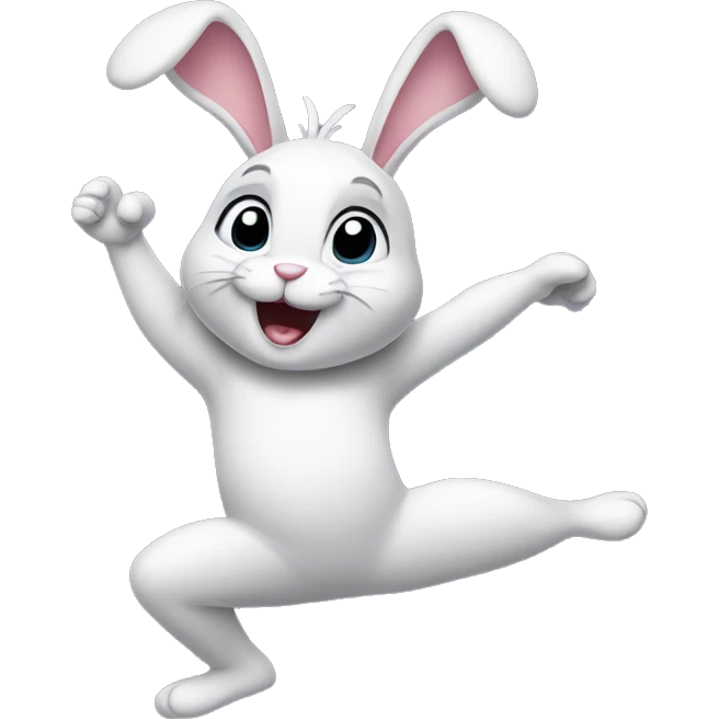 bunny dancing emoji