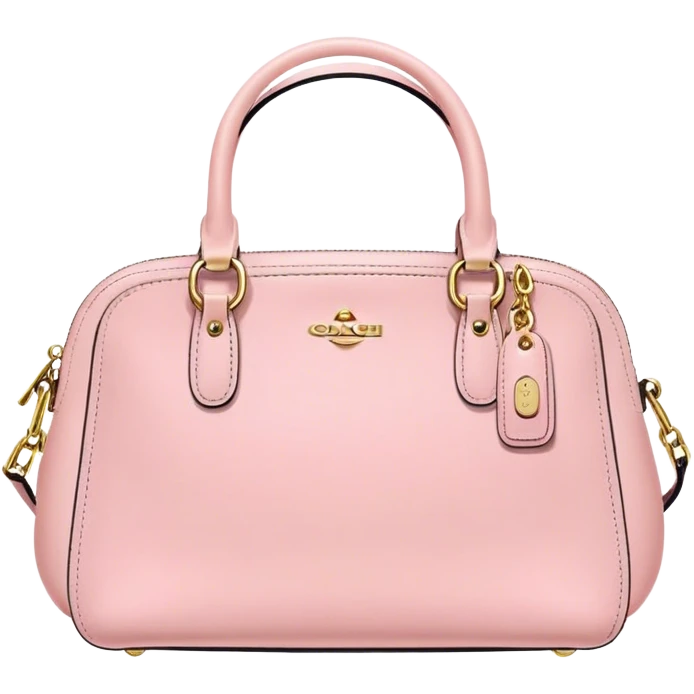 pastel pink coach purse emoji