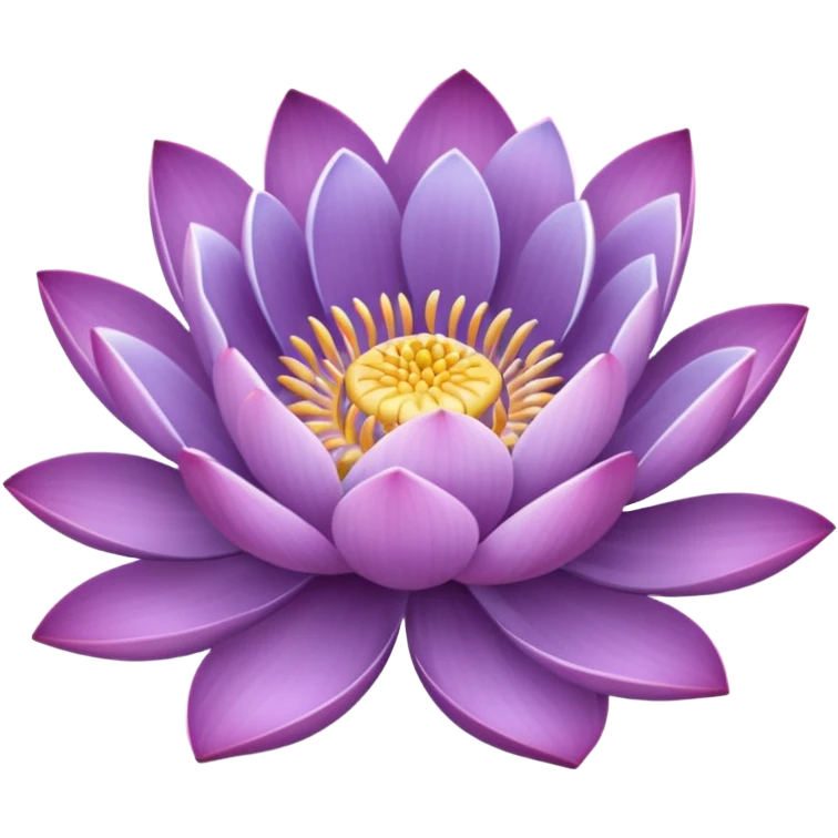 Lilac lotus emoji