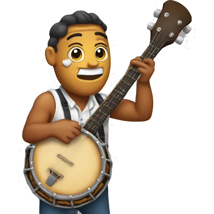 banjo pie emoji