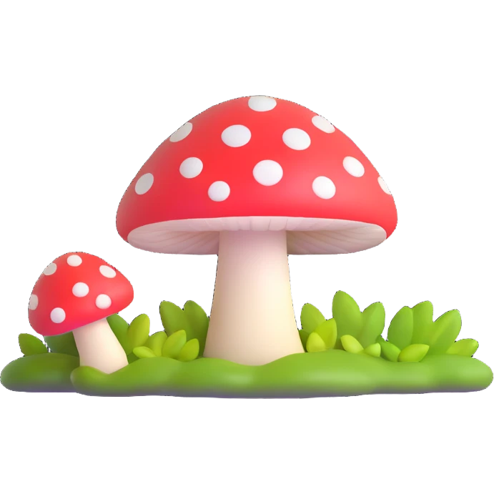 glowing mushroom emoji