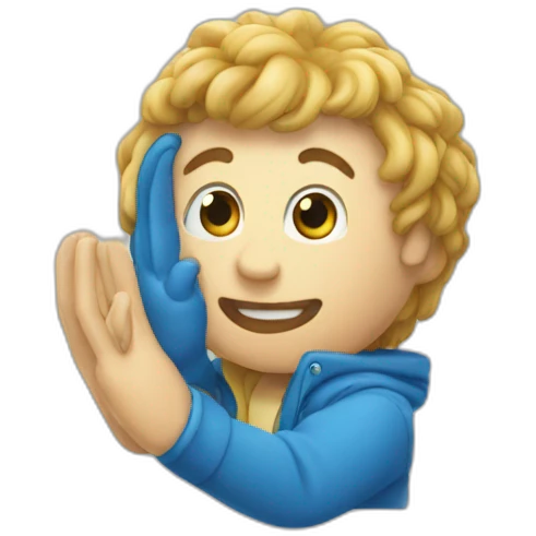 Un pouce emoji
