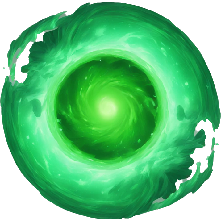 green portal vortex emoji