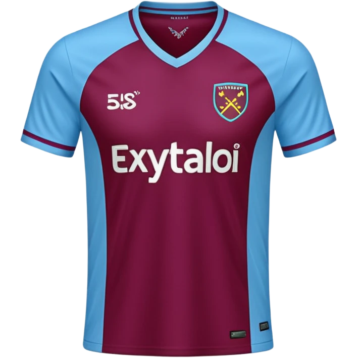 West Ham football shirt  emoji
