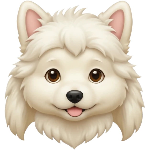 white dog emoji