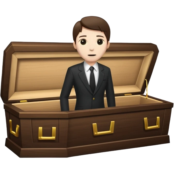 Tossed in coffin emoji