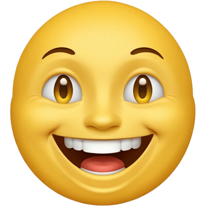 yellow face laughing  emoji