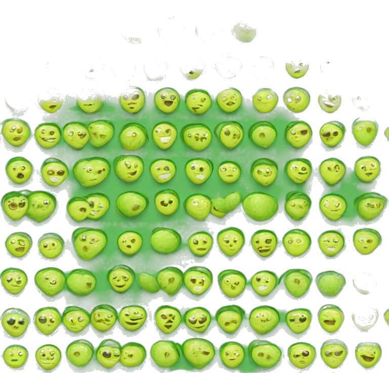 Heart with lime slice eyes  emoji