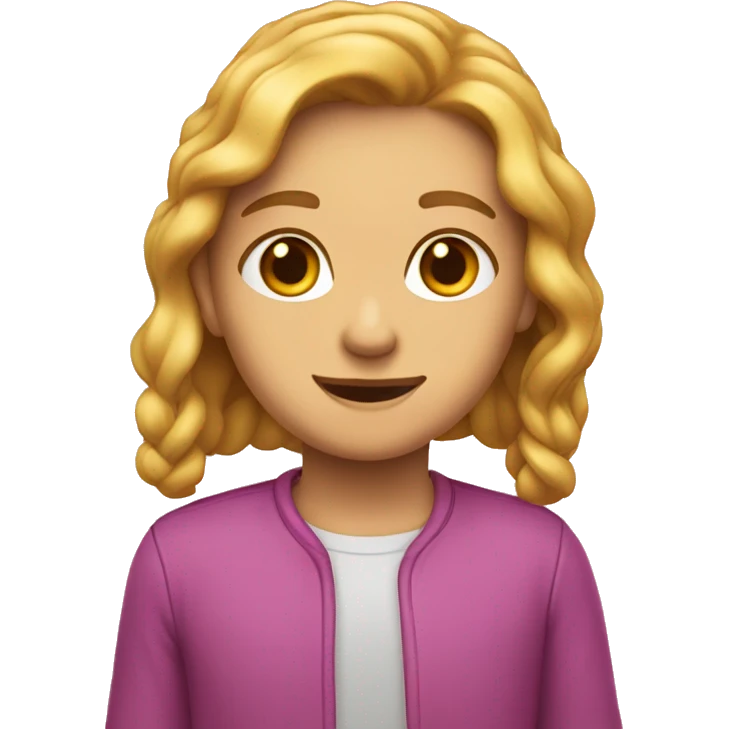 Розовая змея emoji